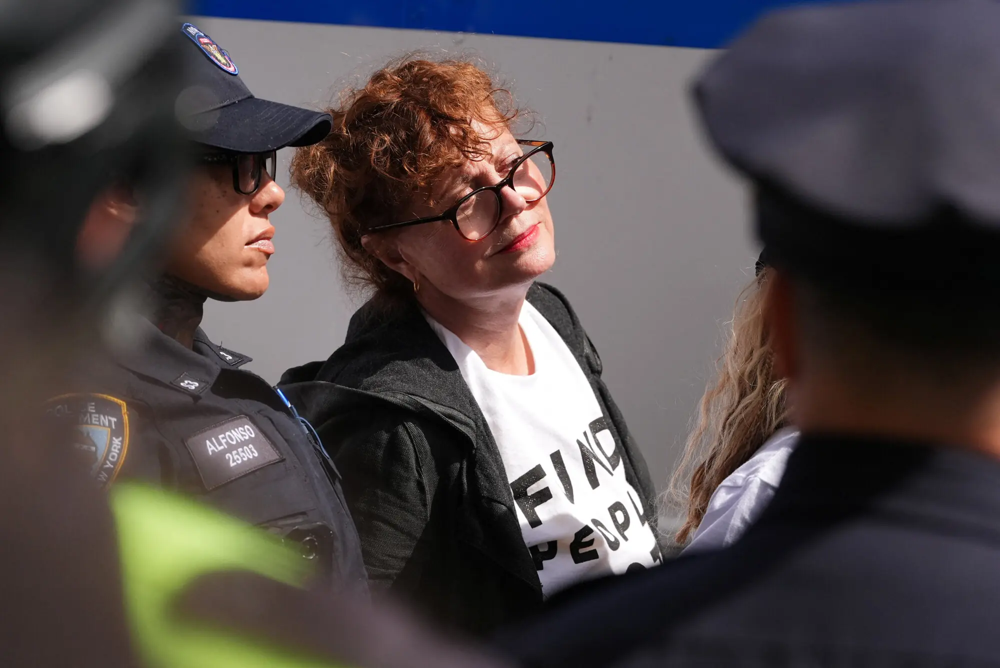 Oscar winner Susan Sarandon among over 100 people arrested in New York for protest against Israeli PM