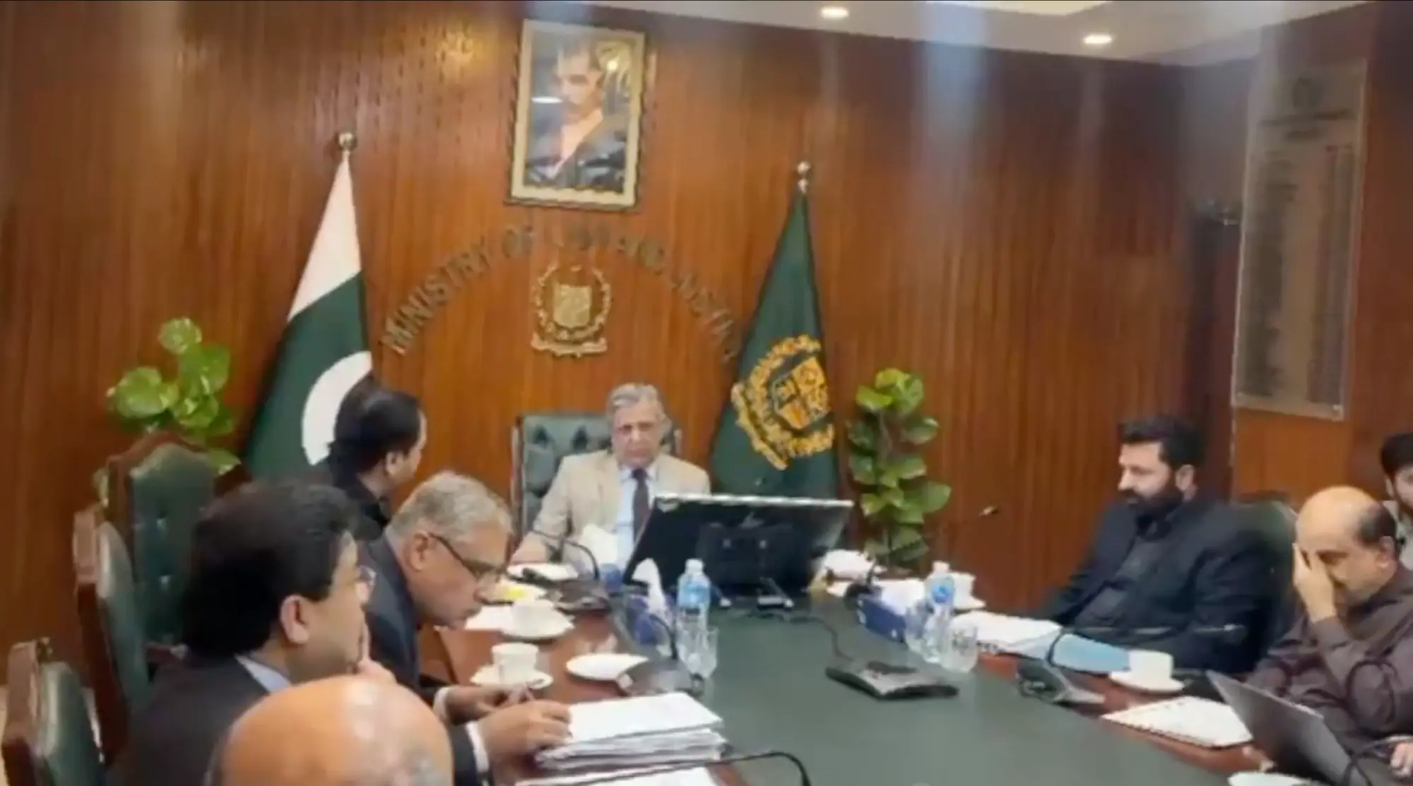Law Minister Azam Nazeer Tarar chairs a meeting of the PM’s subcommittee on Gilgit-Baltistan on September 24, 2026. — @ministry_law/X Law Minister Azam Nazeer Tarar chairs a meeting of the PM’s subcommittee on Gilgit-Baltistan on September 24, 2026. — @ministry_law/X