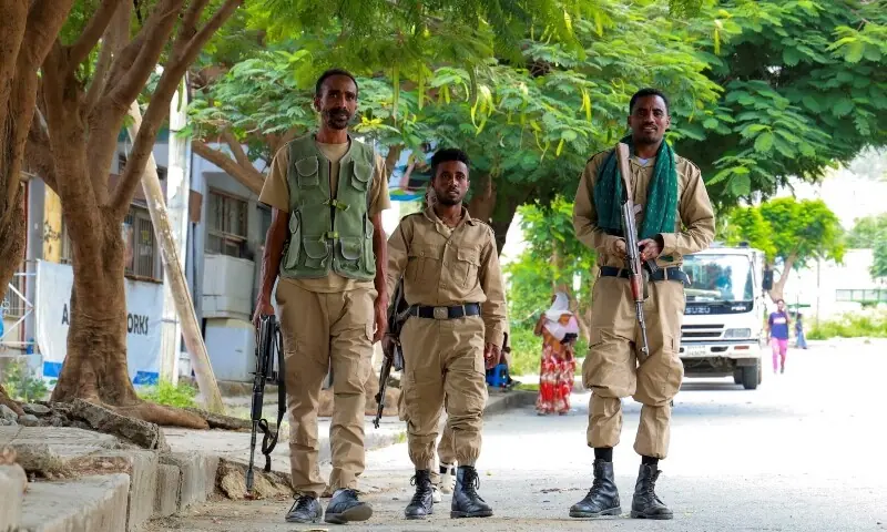 Members of the Tigrayan forces patrol along a street as tensions intensify after the forces launched a major offensive against the federal government in multiple locations, in Mekelle, Tigray Region, Ethiopia, September 24, 2026. — Reuters Members of the Tigrayan forces patrol along a street as tensions intensify after the forces launched a major offensive against the federal government in multiple locations, in Mekelle, Tigray Region, Ethiopia, September 24, 2026. — Reuters