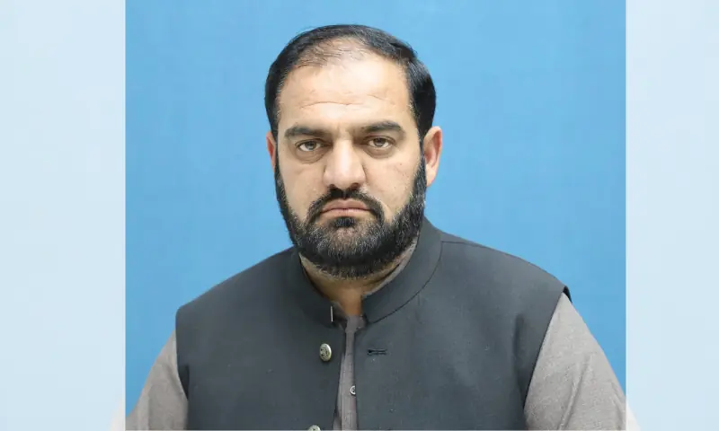 PTI MPA Sardar Riaz. — Provincial Assembly KP website PTI MPA Sardar Riaz. — Provincial Assembly KP website