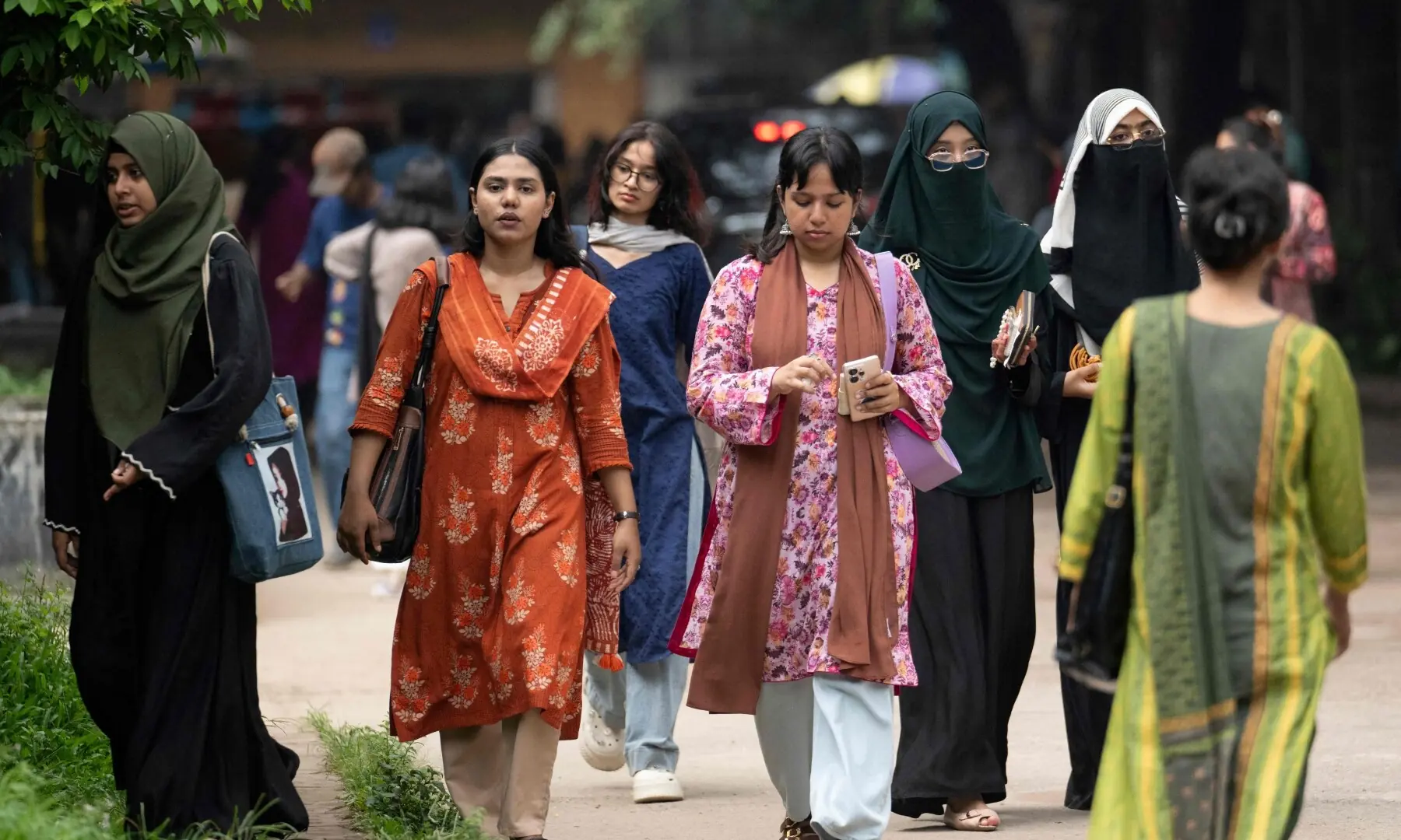 This photograph taken on September 7, 2026 shows Dhaka University students walking across the campus in Dhaka. —AFP This photograph taken on September 7, 2026 shows Dhaka University students walking across the campus in Dhaka. —AFP