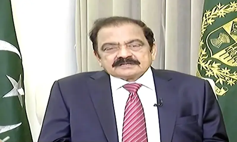 Adviser to the Prime Minister on Political Affairs Rana Sanaullah speaks as a guest on Geo News morning show on Oct 1. —YouTube/Geo News Adviser to the Prime Minister on Political Affairs Rana Sanaullah speaks as a guest on Geo News morning show on Oct 1. —YouTube/Geo News