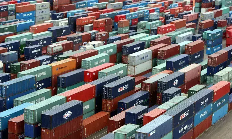 A file photo of shipping containers. — AFP/File A file photo of shipping containers. — AFP/File