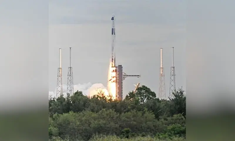 A Falcon 9 rocket lifts off from Florida’s Cape Canaveral Space Force station.—AFP A Falcon 9 rocket lifts off from Florida’s Cape Canaveral Space Force station.—AFP