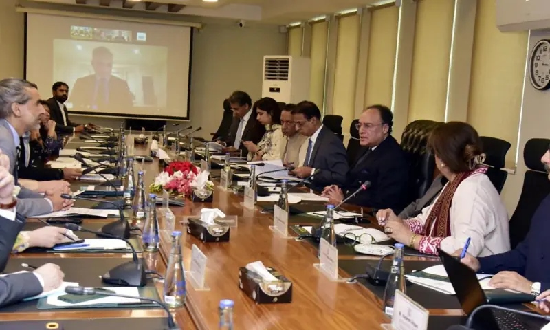The World Bank delegation met Finance Minister Muhammad Aurangzeb in Islamabad, on October 2, 2026. — Photo via X/@Financegovpk The World Bank delegation met Finance Minister Muhammad Aurangzeb in Islamabad, on October 2, 2026. — Photo via X/@Financegovpk