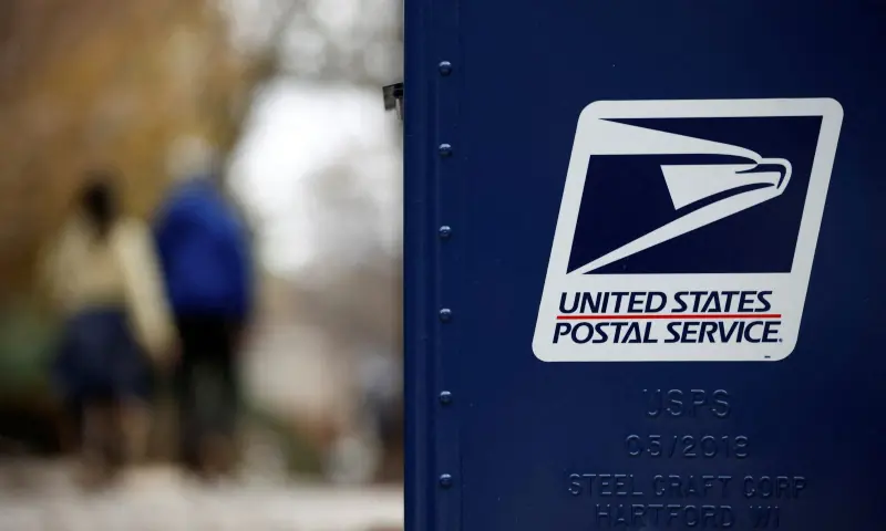 A United States Postal Service (USPS) collection box is pictured in Washington, US on December 18, 2024. — Reuters/File A United States Postal Service (USPS) collection box is pictured in Washington, US on December 18, 2024. — Reuters/File