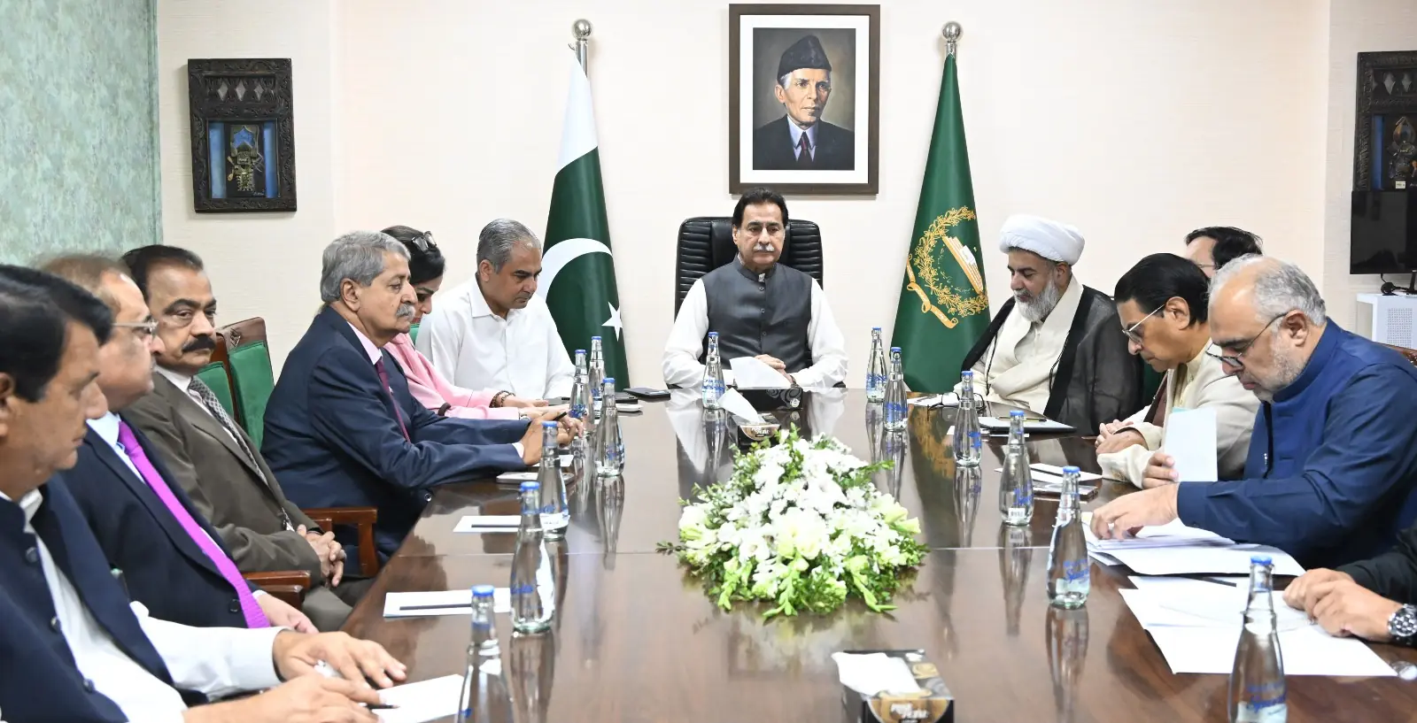 Opposition and government representatives hold talks at Parliament House in Islamabad on Oct 3. — Screengrab from video via X/NAofPakistan Opposition and government representatives hold talks at Parliament House in Islamabad on Oct 3. — Screengrab from video via X/NAofPakistan