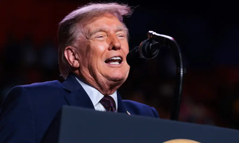 US President Donald Trump speaks at a campaign rally in the Mitchell Center at the University of South Alabama on October 02, 2026 in Mobile, Alabama. — AFP US President Donald Trump speaks at a campaign rally in the Mitchell Center at the University of South Alabama on October 02, 2026 in Mobile, Alabama. — AFP