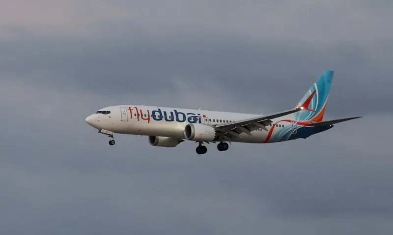 A plane, carrying passengers who were on the FlyDubai aircraft bound for Israel from the United Arab Emirates, which was diverted to Saudi Arabia following an emergency signal, arrives at the Ben Gurion International Airport, in Lod, near Tel Aviv, Israel on Sept 30, 2026. — Reuters A plane, carrying passengers who were on the FlyDubai aircraft bound for Israel from the United Arab Emirates, which was diverted to Saudi Arabia following an emergency signal, arrives at the Ben Gurion International Airport, in Lod, near Tel Aviv, Israel on Sept 30, 2026. — Reuters