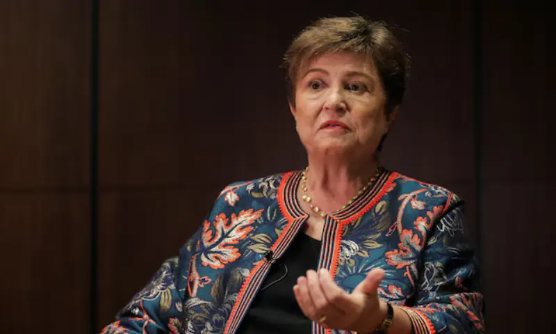 IMF's Kristalina Georgieva speaks during an interview on the day she attends G20 Financial Summit, in Sao Paulo, Brazil, on Feb 27, 2024. — Reuters/File IMF's Kristalina Georgieva speaks during an interview on the day she attends G20 Financial Summit, in Sao Paulo, Brazil, on Feb 27, 2024. — Reuters/File