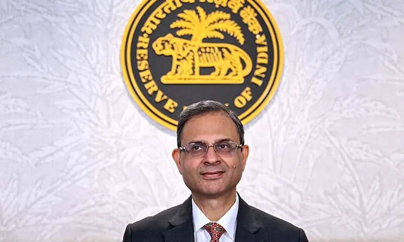 Reserve Bank of India (RBI) Governor Sanjay Malhotra attends a press conference after the monetary policy review at RBI headquarters in Mumbai on October 7, 2026. — AFP