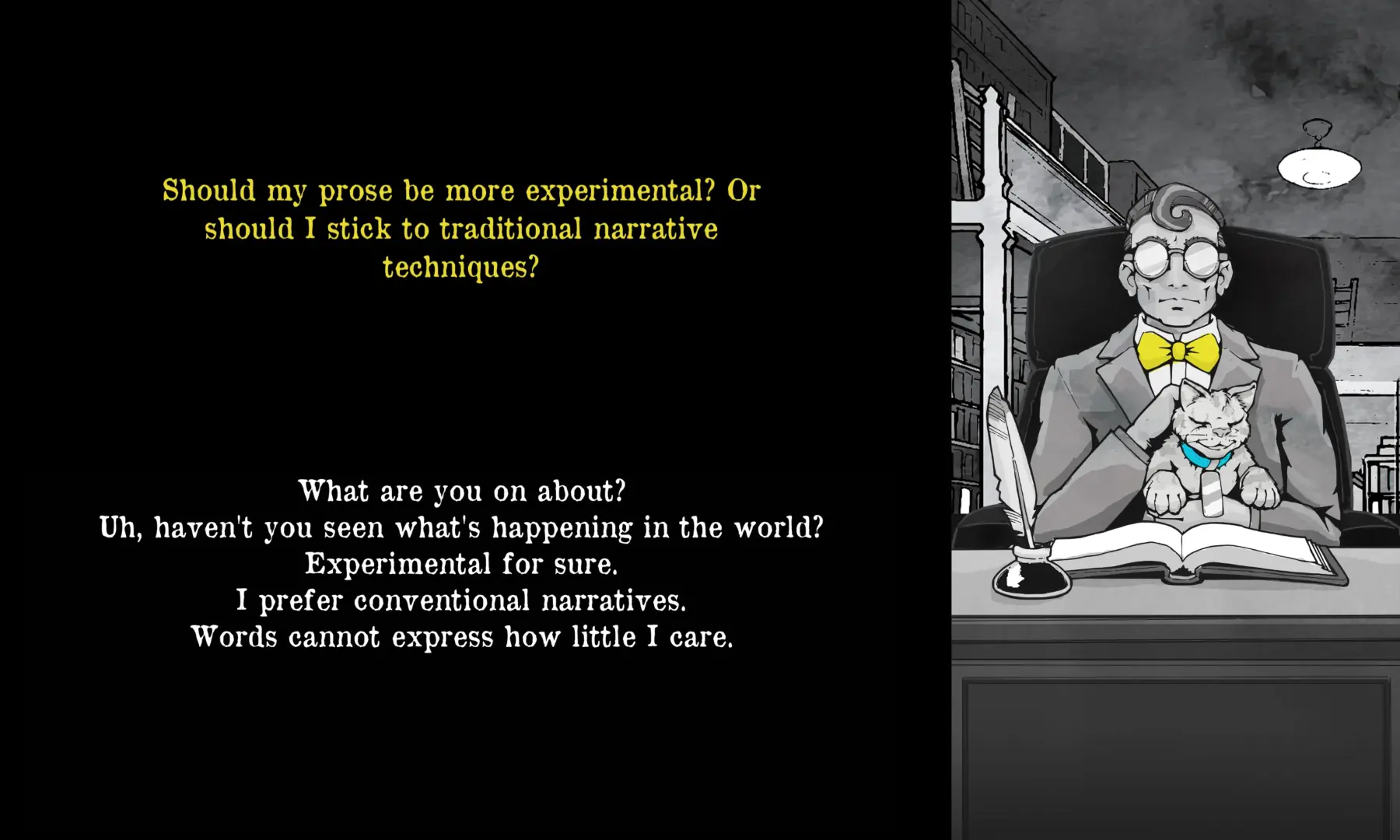 Fate discusses his novel. — screengrab via author