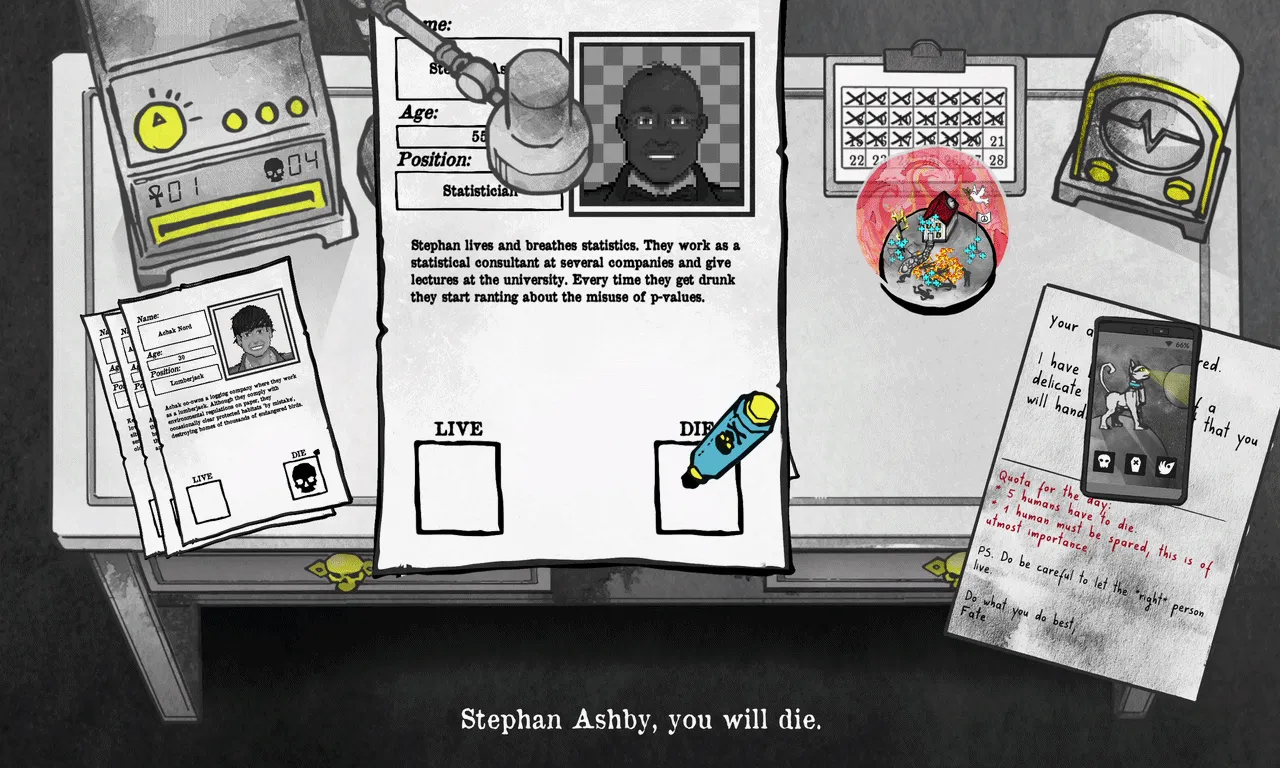 Marking a profile. — GIF via author
