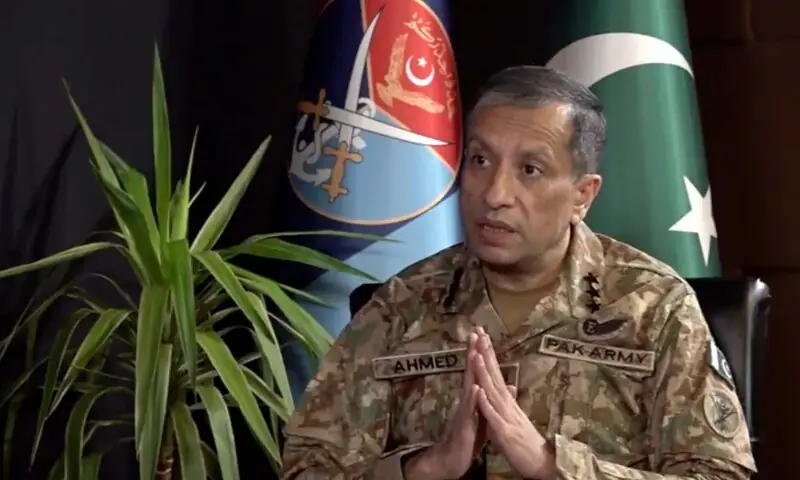 Inter-Services Public Relations Director General Lt Gen Ahmed Sharif Chaudhry gives an interview to CNN. — Screengrab via X/I@van Watson Inter-Services Public Relations Director General Lt Gen Ahmed Sharif Chaudhry gives an interview to CNN. — Screengrab via X/I@van Watson