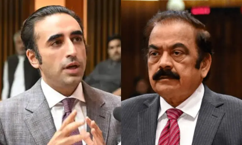 PPP Chairman Bilawal Bhutto-Zardari (L) and Advisor to the Prime Minister Rana Sanaullah (R). — Photos Facebook/NA/File PPP Chairman Bilawal Bhutto-Zardari (L) and Advisor to the Prime Minister Rana Sanaullah (R). — Photos Facebook/NA/File