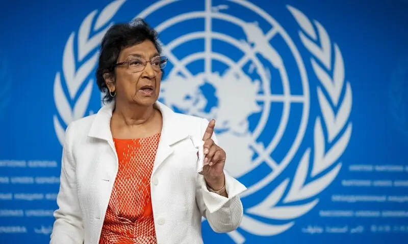 Chair of the Independent International Commission of Inquiry on the Occupied Palestinian Territory, including East Jerusalem, and Israel, South African judge Navanethem "Navi" Pillay, gestures after a press conference in Geneva on September 16, 2025. — AFP/File Chair of the Independent International Commission of Inquiry on the Occupied Palestinian Territory, including East Jerusalem, and Israel, South African judge Navanethem "Navi" Pillay, gestures after a press conference in Geneva on September 16, 2025. — AFP/File