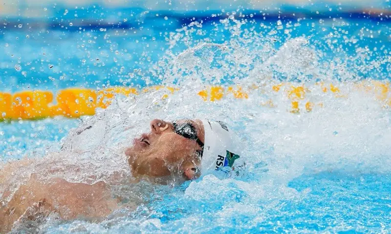 South Africa's Pieter Coetze in action during the 2026 Commonwealth Games men's 100m backstroke final at the Tollcross International Swimming Centre in Glasgow, Scotland, on July 29, 2026. —Reuters/File South Africa's Pieter Coetze in action during the 2026 Commonwealth Games men's 100m backstroke final at the Tollcross International Swimming Centre in Glasgow, Scotland, on July 29, 2026. —Reuters/File
