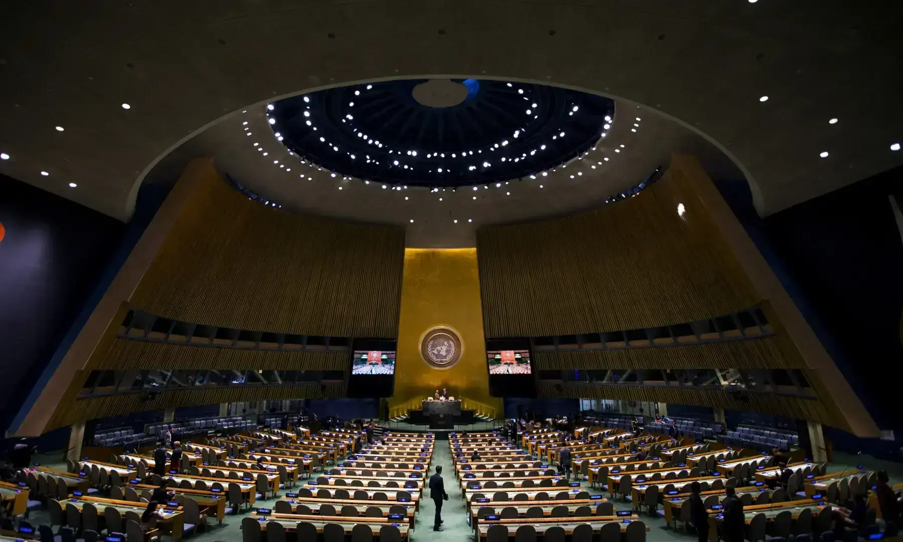The General Assembly Hall is seen at the United Nations headquarters in New York City September 18, 2015.— Reuters The General Assembly Hall is seen at the United Nations headquarters in New York City September 18, 2015.— Reuters