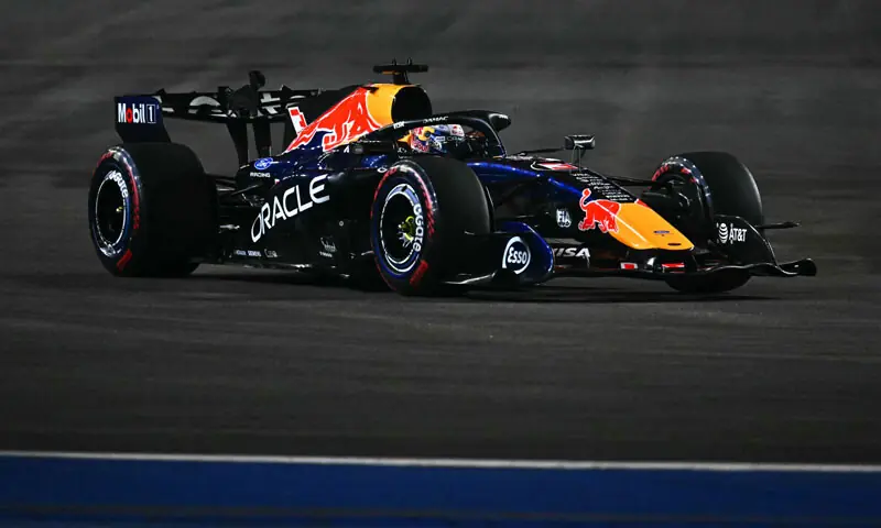 RED Bull Racing&rsquo;s Dutch driver Max Verstappen in action during the Formula One Singapore Grand Prix qualifying session at the Marina Bay Street Circuit on Saturday.&mdash;AFP