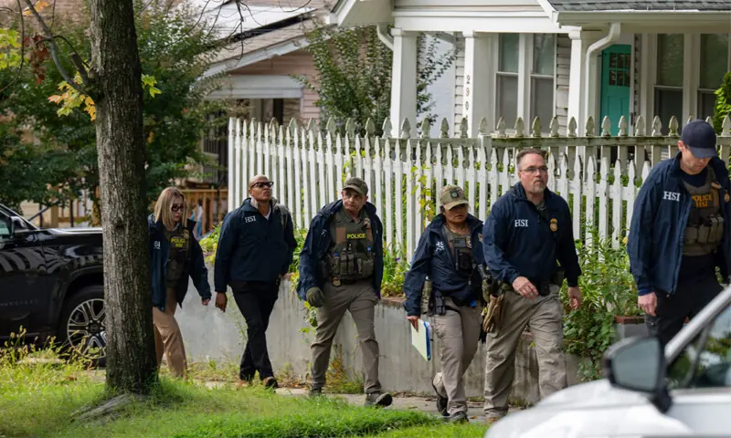 POLICE search the home of Ilhan Omar, a member of the House of Representatives, in Washington.—AFP POLICE search the home of Ilhan Omar, a member of the House of Representatives, in Washington.—AFP