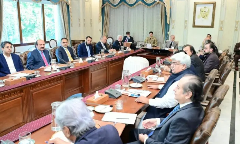 Prime Minister Muhammad Shehbaz Sharif chairs a meeting regarding SMEDA in Islamabad on 12 October. -- Press Information Department (PID) Prime Minister Muhammad Shehbaz Sharif chairs a meeting regarding SMEDA in Islamabad on 12 October. -- Press Information Department (PID)