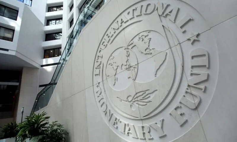 In this file photo, the International Monetary Fund logo is seen inside its headquarters at the end of the IMF/World Bank annual meetings in Washington, US on Oct 9, 2016. — Reuters/File In this file photo, the International Monetary Fund logo is seen inside its headquarters at the end of the IMF/World Bank annual meetings in Washington, US on Oct 9, 2016. — Reuters/File