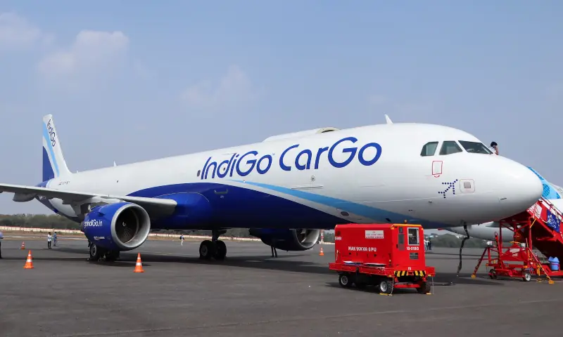 An IndiGo cargo aircraft is displayed at Wings India 2024 aviation event at Begumpet airport in Hyderabad, India, on Jan 18, 2024. — Reuters/File An IndiGo cargo aircraft is displayed at Wings India 2024 aviation event at Begumpet airport in Hyderabad, India, on Jan 18, 2024. — Reuters/File