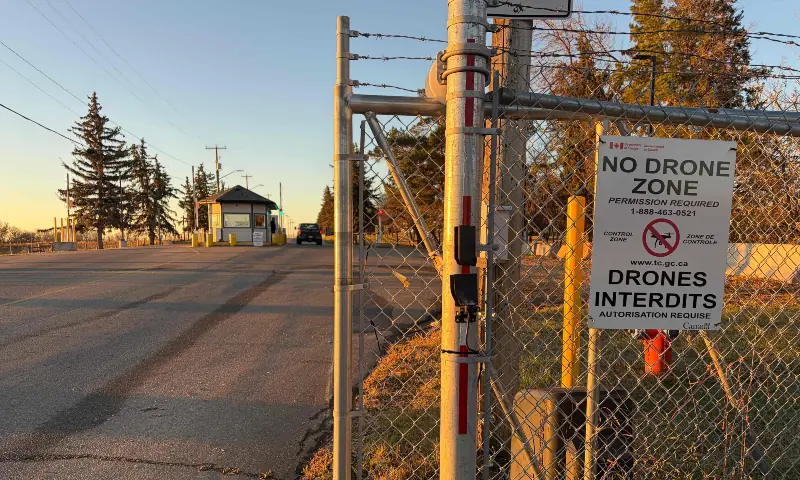 A view near the entrance of the Canadian Forces Base (CFB) Wainwright military base, in Wainwright, Alberta, Canada, on October 18, 2026. — AFP A view near the entrance of the Canadian Forces Base (CFB) Wainwright military base, in Wainwright, Alberta, Canada, on October 18, 2026. — AFP