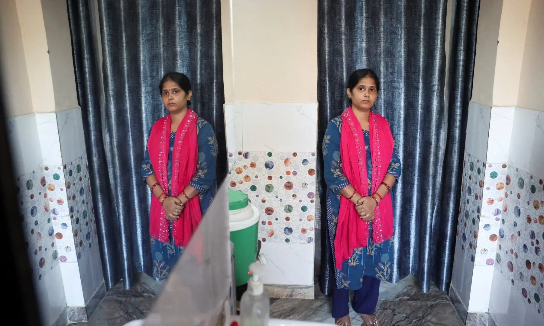 Mamta, a voter whose name was removed from the voter list and put under the Permanently Shifted category in the Special Intensive Revision (SIR) list published on August 1, 2026, poses for a photograph during a Reuters interview at her house in New Delhi, India on October 15, 2026. —Reuters