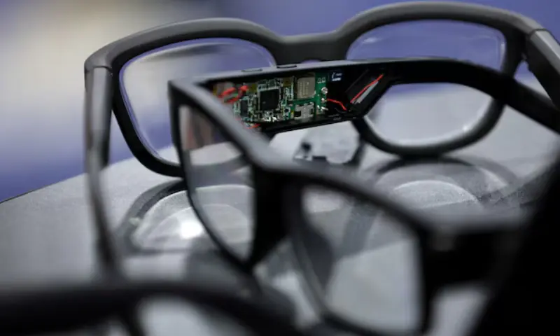 Smart eyewear by Mustard Glasses Inc. is displayed during CES Unveiled at CES 2025, an annual consumer electronics trade show, in Las Vegas, Nevada, US on January 5, 2025. — Reuters/File Smart eyewear by Mustard Glasses Inc. is displayed during CES Unveiled at CES 2025, an annual consumer electronics trade show, in Las Vegas, Nevada, US on January 5, 2025. — Reuters/File