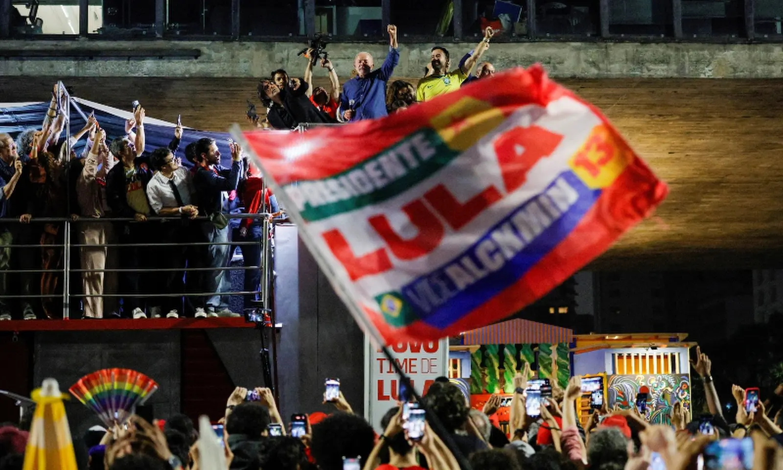Brazil's President Luiz Inacio Lula da Silva, the Workers' Party (PT) candidate for re-election, gestures as he addresses supporters after his victory in the presidential runoff election, at Paulista Avenue, in Sao Paulo, Brazil, October 26, 2026. —Reuters Brazil's President Luiz Inacio Lula da Silva, the Workers' Party (PT) candidate for re-election, gestures as he addresses supporters after his victory in the presidential runoff election, at Paulista Avenue, in Sao Paulo, Brazil, October 26, 2026. —Reuters