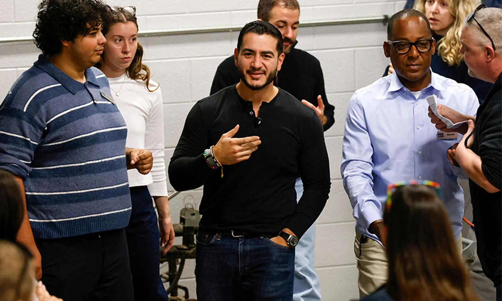 Michigan Democrat senatorial candidate Abdul El-Sayed arrives to speak at a union hall in Jackson.—AFP Michigan Democrat senatorial candidate Abdul El-Sayed arrives to speak at a union hall in Jackson.—AFP