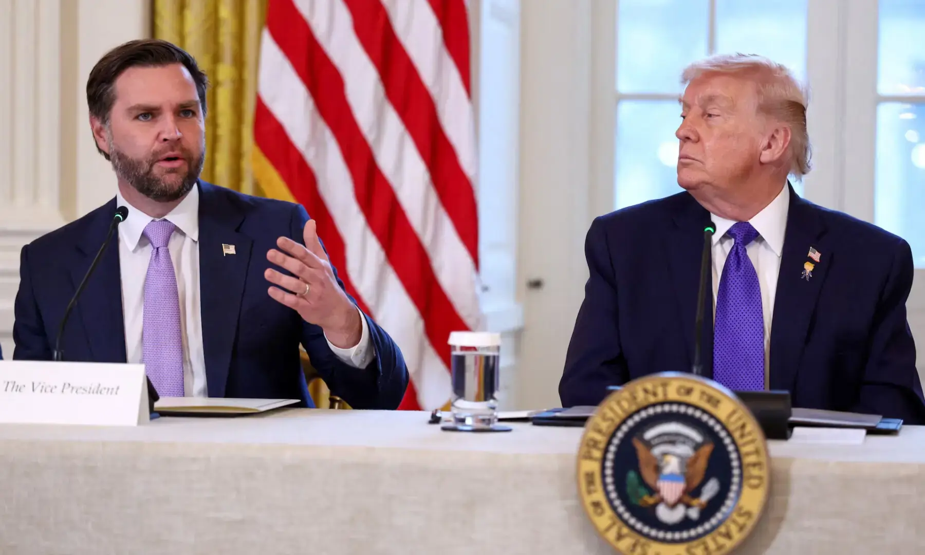 US President Donald Trump and Vice President JD Vance attend a meeting with oil industry executives, at the White House in Washington, DC, US on January 9, 2026. — Reuters/File US President Donald Trump and Vice President JD Vance attend a meeting with oil industry executives, at the White House in Washington, DC, US on January 9, 2026. — Reuters/File