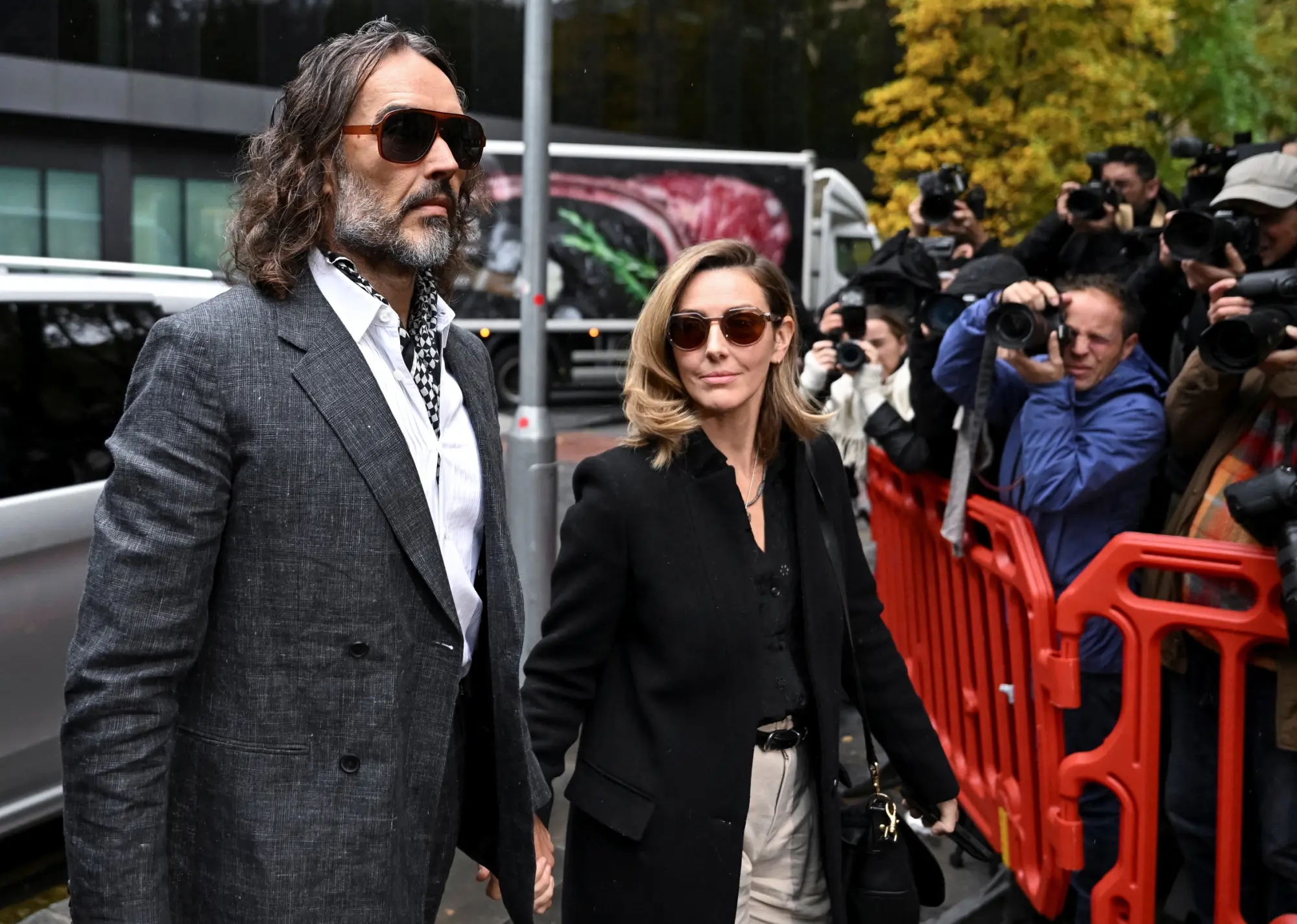 Russel Brand's wife says he found monogamy 'difficult' at rape, sexual assault trial