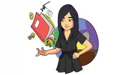 The young detective: The thrown textbook