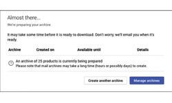 How to create a backup of all your Google Data
