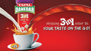 Instant in a cup of tea