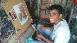 After his Morgan Freeman sketch went viral, Lyari's Jawad Baloch is dreaming big