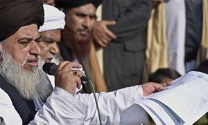 Only 'negotiated' with army officials, not govt representatives: TLY chief Khadim Rizvi