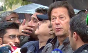 پی ٹی آئی دھرنا کیس: عمران خان کے خلاف عدالت میں عبوری چلان پیش