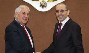 Tillerson meets Syria opposition in Amman