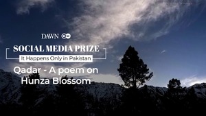 Social Media Contest Prize: 'Qadar - A Poem on Hunza Blossom' by Hassan Tanveer
