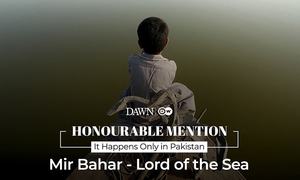Honourable Mention Prize: 'Mir Bahar - Lord of the Sea' by Taimur Rahim and Waheed Ali