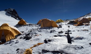 Mount Everest, the high-altitude rubbish dump