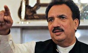 رحمٰن ملک کا پرویز خٹک کے &rsquo;ڈرگ ٹیسٹ&lsquo; کرانے کا مطالبہ