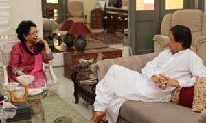 Maleeha Lodhi meets Imran at Banigala