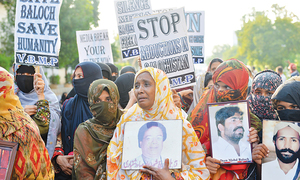 Missing persons start returning home in Balochistan