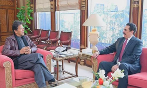 Raheel Sharif calls on PM Khan ahead of Saudi crown prince&rsquo;s visit