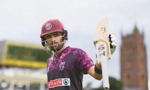 Babar smashes century in T20 Blast