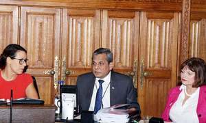 British lawmakers agree to continue work for alleviation of suffering faced by Kashmiris